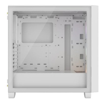 Gabinete Corsair 3000D RGB AIRFLOW , Mid Tower, ATX, USB 3.2, sin Fuente, 3 Ventiladores ARGB , Blanco