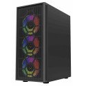 Gabinete Balam Rush DragonFly II Mesh GM740, ATX, USB 3.0, sin Fuente, 4 Ventiladores RGB, Negro