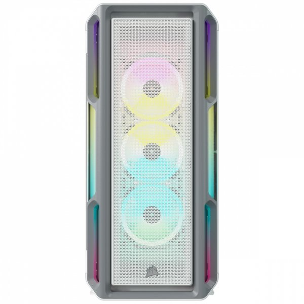 Gabinete Corsair iCUE 5000T con Ventana, Mid Tower, ATX/EATX/Micro ATX, USB 3.1, sin Fuente, Blanco
