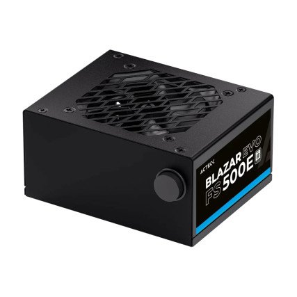 Fuente de Poder Blazar Evo FS500E SFX 500W / 1x20+4 pin + 1xAtx 4 + 2xSata + 2xMolex 4 pin / Negro