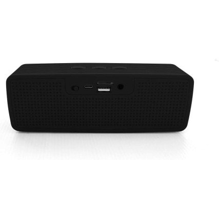 Vorago Bocina Bluetooth 5w, con Jack 3.5 mm, Micro USB, Manos Libres, Negra