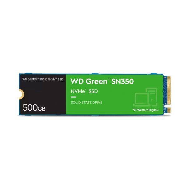 SSD M.2 500GB Western Digital WD Green SN350 NVMe, PCI Express 3.0, 2400MB/s -  1500MB/s