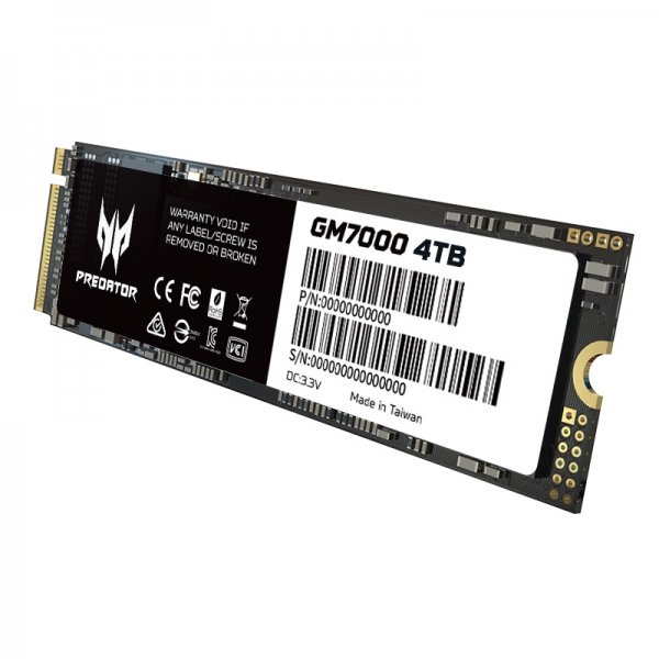 SSD Acer Predator GM-7000, NVMe, 4TB, PCI Express 4.0, M.2