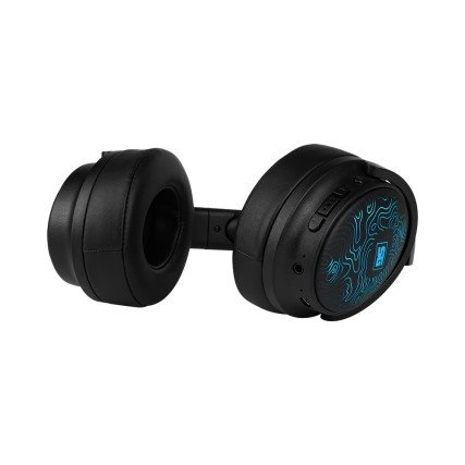 Vorago Audífonos con Micrófono Start The Game HPB-401-LED, Bluetooth, Alámbrico/Inalámbrico, 3.5mm, Negro