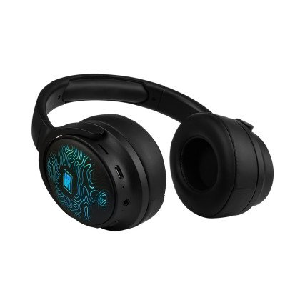Vorago Audífonos con Micrófono Start The Game HPB-401-LED, Bluetooth, Alámbrico/Inalámbrico, 3.5mm, Negro