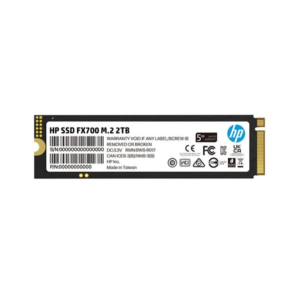 SSD HP FX700 NVMe, 2TB, PCI Express 4.0, M.2