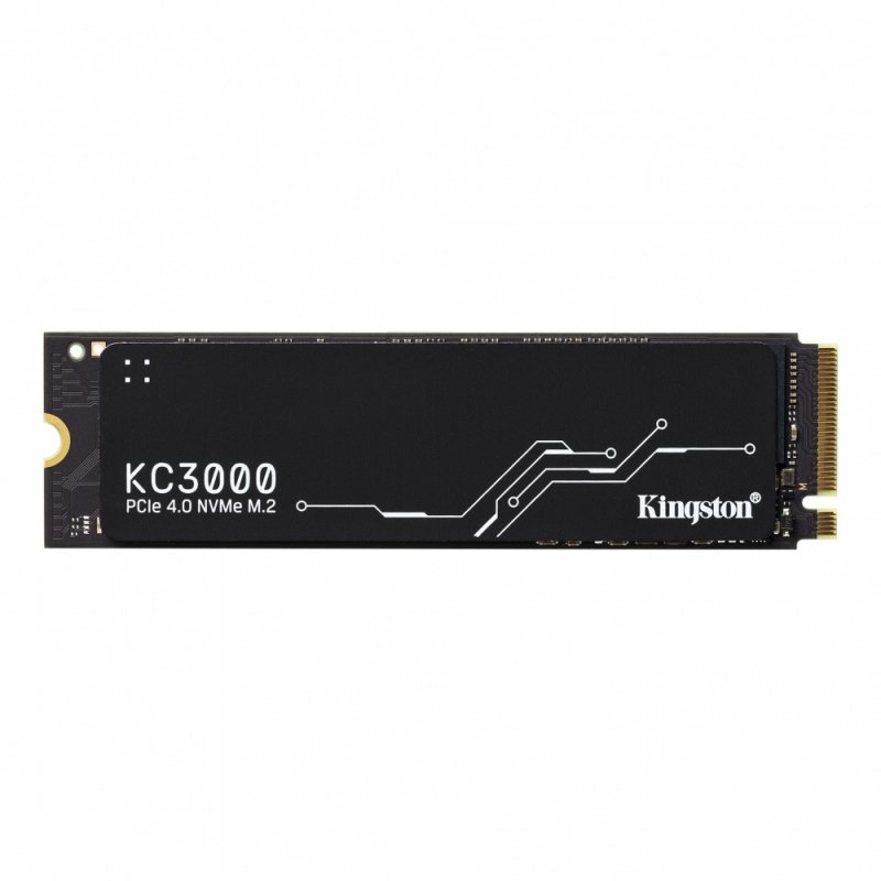 SSD Kingston KC3000 1TB NVMe PCIe 4.0 M.2 2280 – Hasta 7000MB/s, Alto Rendimiento para Gaming y Workstation (SKC3000S/1024G)
