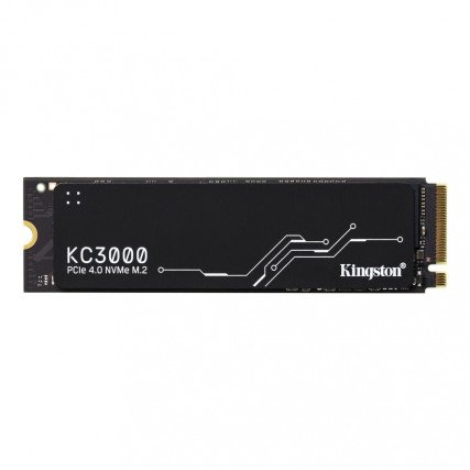 SSD Kingston KC3000 1TB NVMe PCIe 4.0 M.2 2280 – Hasta 7000MB/s, Alto Rendimiento para Gaming y Workstation (SKC3000S/1024G)