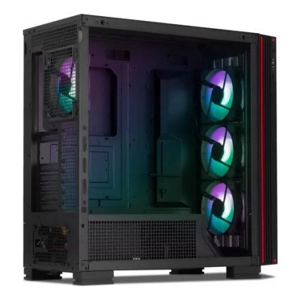 Gabinete YEYIAN Gamer Mirage X Mid ATX/M-ATX/ITX/