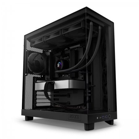 Gabinete NZXT H6 Flow con Ventana, Midi-Tower, ATX/Micro-ATX/Mini-ITX, USB 3.2