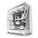 Gabinete NZXT H6 Flow con Ventana, Midi-Tower, ATX/Micro-ATX/Mini-ITX, Blanco