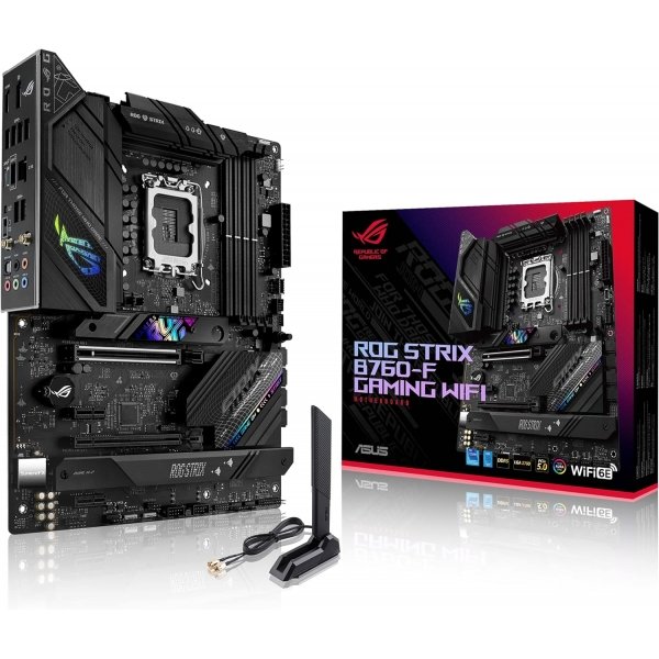 TARJETA MADRE ASUS ROG STRIX B760-F GAMING WIFI LGA1700/ATX/4XDDR5