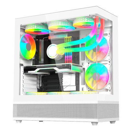 Gabinete Balam Rush Tank Super 9200 TB con Ventana RGB, Midi-Tower, ATX/Micro-ATX/ITX