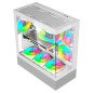 Gabinete Balam Rush Tank Super 9200 TB con Ventana RGB, Midi-Tower, ATX/Micro-ATX/ITX, Blanco