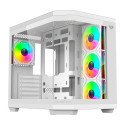 Gabinete Balam Rush Tank Super 9600 TB con Ventana RGB, Midi-Tower, ATX/Micro-ATX/ITX, Blanco