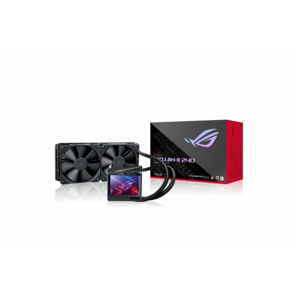 ASUS ROG RYUJIN III 240 ARGB Enfriamiento Líquido para CPU, 2x 120mm, 600 - 2200RPM, Negro