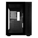 Gabinete Game Factor CSG700 con Ventana, Midi-Tower, ATX/ITX/micro ATX/EATX, USB 2.0/3.0, sin Fuente, Negro