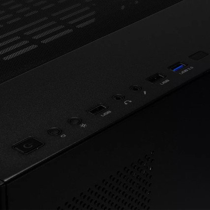 Gabinete Game Factor CSG700 con Ventana, Midi-Tower, ATX/ITX/micro ATX/EATX, USB 2.0/3.0, sin Fuente