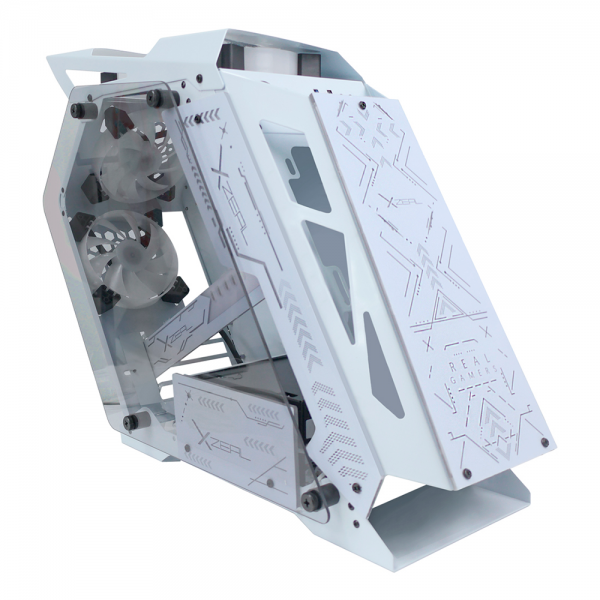 Gabinete XZEAL Gamer IR02 M-ATX Vent ARGB Blanco (XZGAIRRGBW)