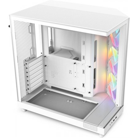 Gabinete NZXT H6 Flow Mt Atx Doble Camara Compacta 3v 120rgb W Cc-h61fw-r1