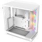 Gabinete NZXT H6 Flow Mt Atx Doble Camara Compacta 3v 120rgb W, Blanco
