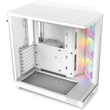 Gabinete NZXT H6 Flow Mt Atx Doble Camara Compacta 3v 120rgb W Cc-h61fw-r1