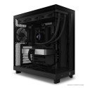 Gabinete NZXT H6 Flow con Ventana, Midi-Tower, ATX/Micro-ATX/Mini-ITX, USB 3.2, sin Fuente, 3 Ventiladores RGB Instalados, Negro