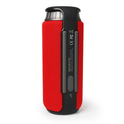 Getttech Bocina Portátil Soundcup Beat, Bluetooth, Inalámbrico, 2.0 Canales, 24W RMS, Negro/Rojo