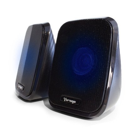 Vorago Bocina SPK-107, Alámbrico, 3W RMS, USB, Negro