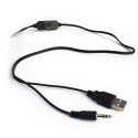 Vorago Bocina SPK-107, Alámbrico, 3W RMS, USB, Negro Vorago Bocina SPK-107, Alámbrico, 3W RMS, USB, Negro