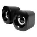 Acteck Bocinas Esence Basic, Alámbrico, 6W RMS, 3.5mm, Negro
