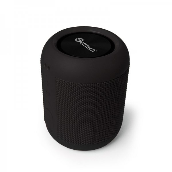 Bocina Getttech Portátil Loud, Bluetooth, Inalámbrico, 5W RMS, Negro