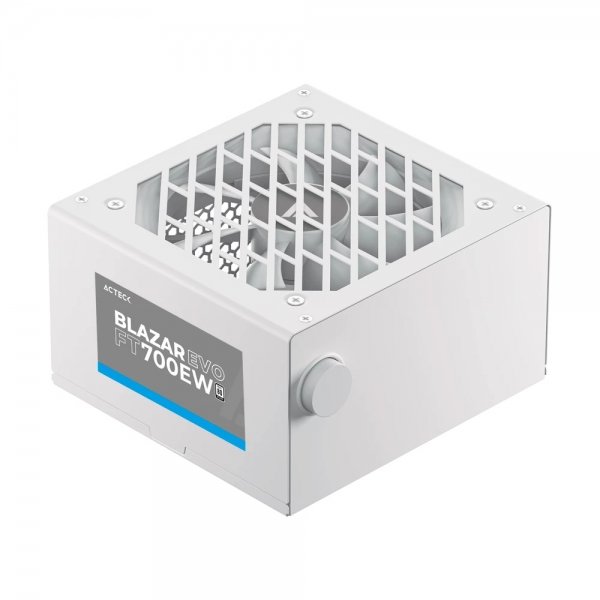 Fuente de Poder Acteck Blazar Evo FT700EW, 20+4 pin ATX, 120mm, 700W, Blanco