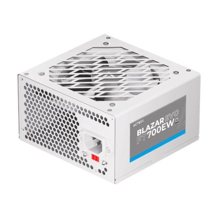 Fuente de Poder Acteck Blazar Evo FT700EW, 20+4 pin ATX, 120mm, 700W, Blanco