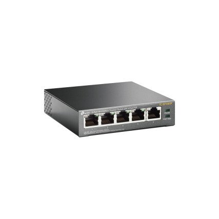 Switch TP-Link Fast Ethernet TL-SF1005P, 5 Puertos 10/100Mbps (4x PoE), 1 Gbit/s, 2000