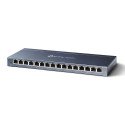 Switch TP-Link Gigabit Ethernet TL-SG116, 16 Puertos Ethernet 10/100/1000Mbps, 32Gbit/s