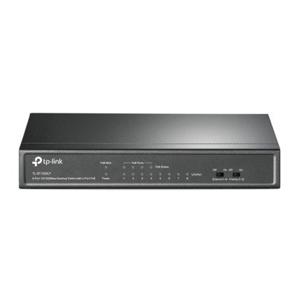 Switch TP-Link Fast Ethernet TL-SF1008LP, 8 Puertos 10/100Mbps (4x PoE), 1.6 Gbit/s