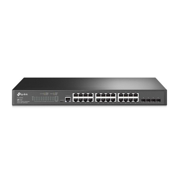 Switch TP-Link Gigabit Ethernet TL-SG3428 V1, 24 Puertos 10/100/1000Mbps + 4 Puertos SFP