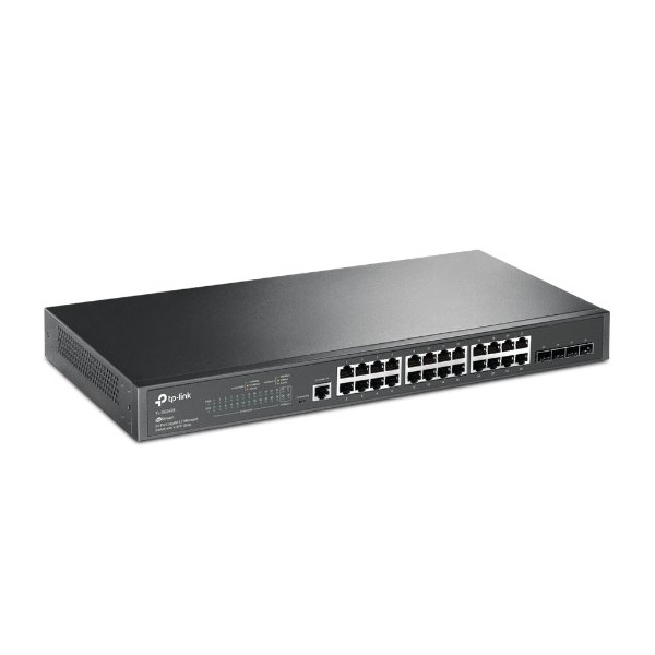 Switch TP-Link Gigabit Ethernet TL-SG3428 V1, 24 Puertos 10/100/1000Mbps + 4 Puertos SFP