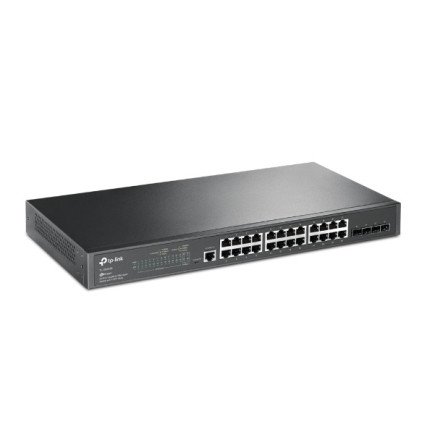 Switch TP-Link Gigabit Ethernet TL-SG3428 V1, 24 Puertos 10/100/1000Mbps + 4 Puertos SFP