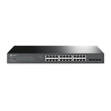 Switch TP-Link Gigabit Ethernet TL-SG2428P, 24 Puertos PoE+ 10/100/1000Mbps + 4 Puertos SFP
