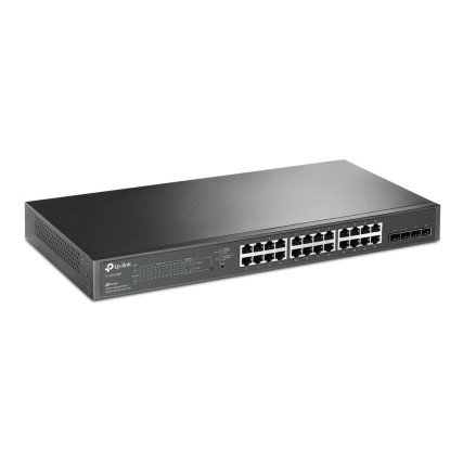 Switch TP-Link Gigabit Ethernet TL-SG2428P, 24 Puertos PoE+ 10/100/1000Mbps + 4 Puertos SFP