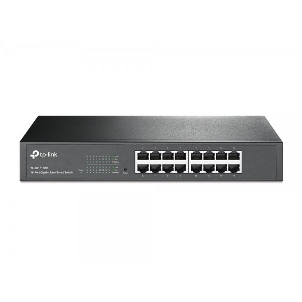 Switch TP-Link Gigabit Ethernet TL-SG1016DE, 16 Puertos 10/100/1000Mbps, 32 Gbit/s