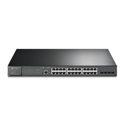 Switch TP-Link Gigabit Ethernet JetStream TL-SG3428MP, 24 Puertos PoE+ 10/100/1000Mbps + 4 Puertos SFP