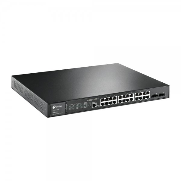 Switch TP-Link Gigabit Ethernet JetStream TL-SG3428MP, 24 Puertos PoE+ 10/100/1000Mbps + 4 Puertos SFP