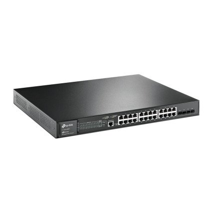 Switch TP-Link Gigabit Ethernet JetStream TL-SG3428MP, 24 Puertos PoE+ 10/100/1000Mbps + 4 Puertos SFP
