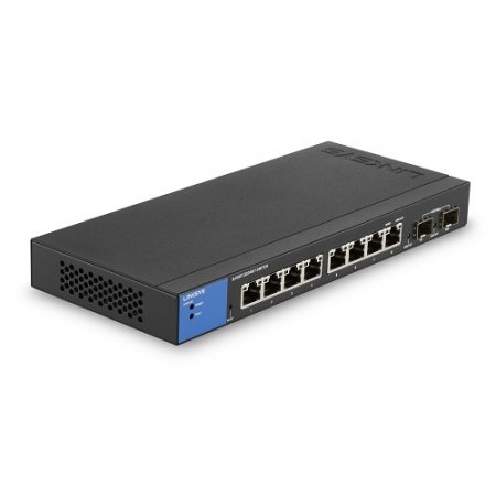 Switch Linksys Gigabit Ethernet LGS310C, 8 Puertos 10/100/1000 + 2 Puertos SFP, 20Gbit/s