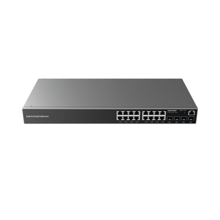Switch Gigabit PoE+ Administrable / 16 puertos 10/100/1000 Mbps + 4 Puertos SFP Uplink / Hasta 240W