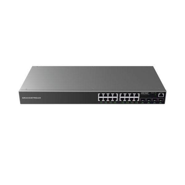 Switch Gigabit PoE+ Administrable / 16 puertos 10/100/1000 Mbps + 4 Puertos SFP Uplink / Hasta 240W