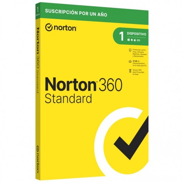 Norton 360 Standard, 1 Dispositivo, 1 Año, Windows/Android/Mac